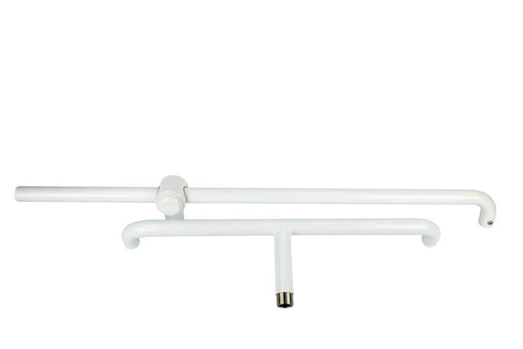 AKW T-Shape SS Epoxy Grab Rail White Stand Alone-1110x300x300 - Adaptation Supplies