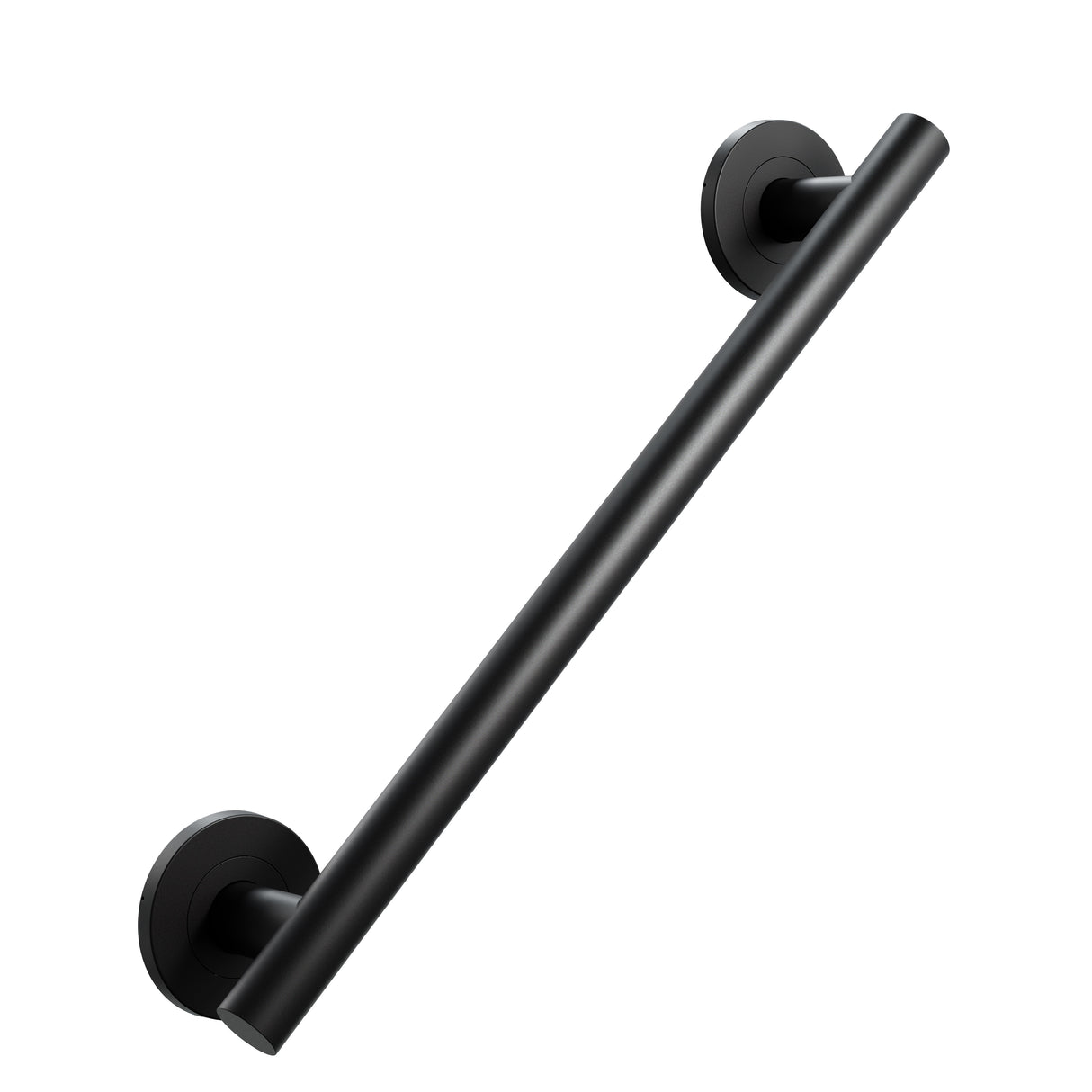 AKW Straight Matt Black Stainless Steel Grab Rail