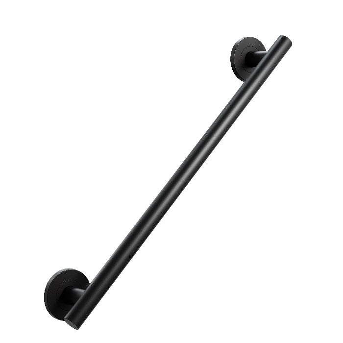 AKW Straight Matt Black Stainless Steel Grab Rail