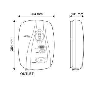 Redring Selectronic Premier 8.5kw Pump Interface Electric Shower - Adaptation Supplies