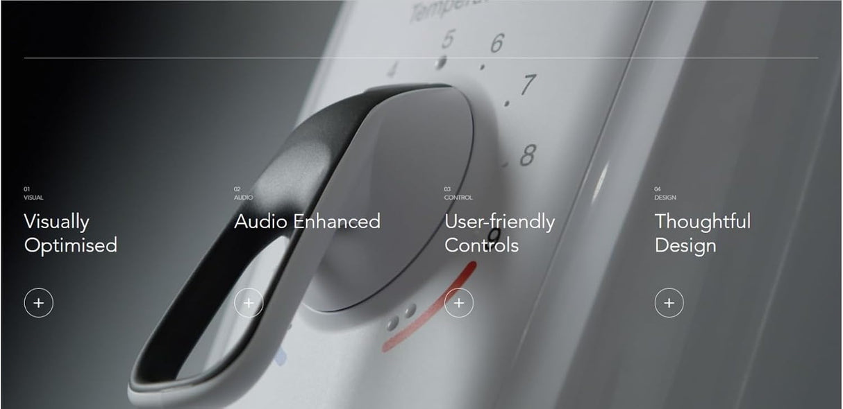 Control panel of a device with text highlighting features