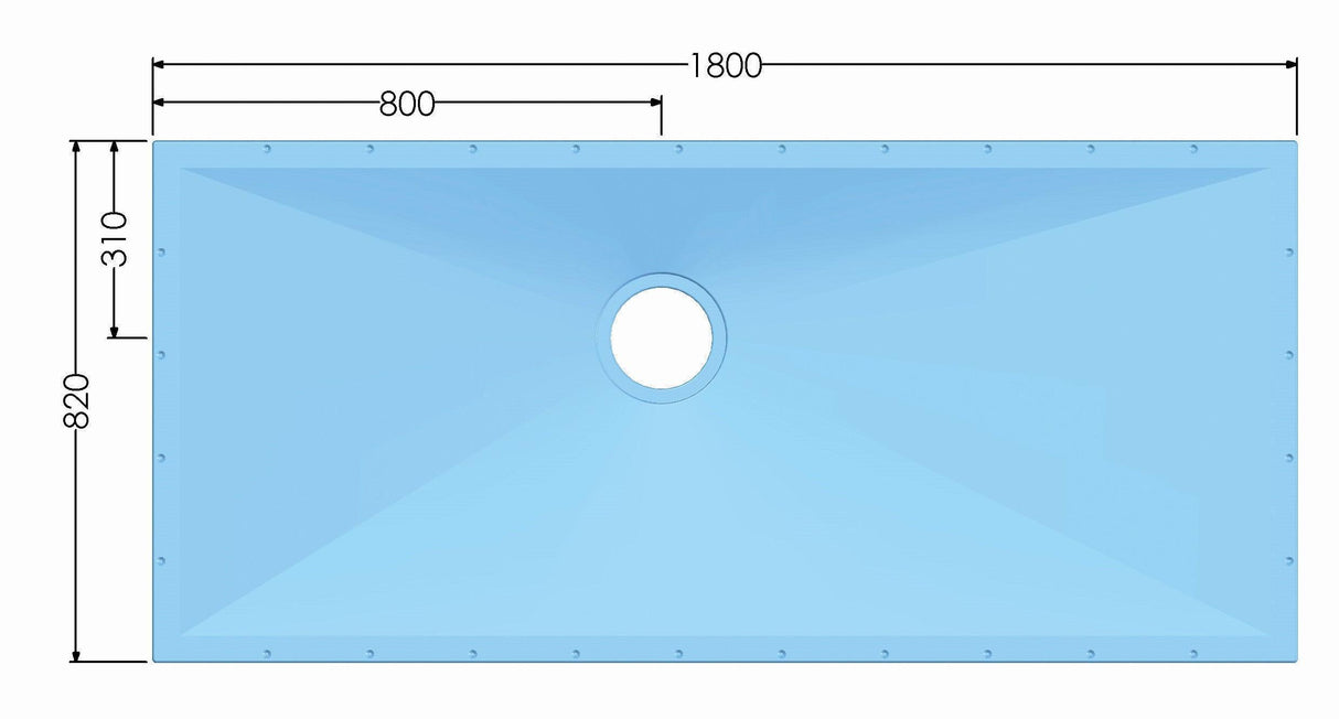 AKW Tuff Form Wet Room Former - Adaptation Supplies
