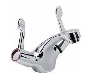 AKW 1/2 inch Dual Lever Mono Mixer Basin Tap - Adaptation Supplies
