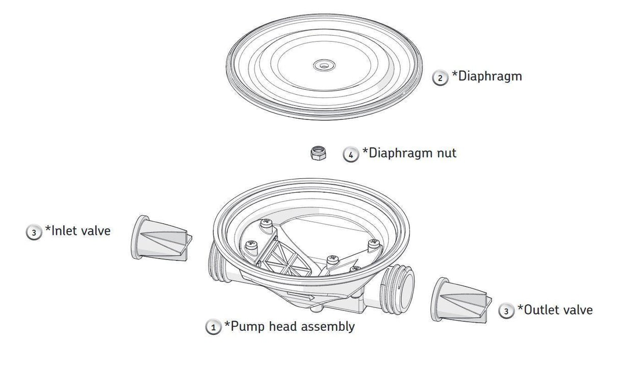 Digipump M17 Service Kit (Inc 2 x NRVs) - Adaptation Supplies