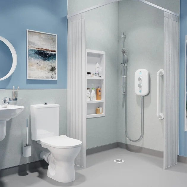 AKW iTherm Thermostatic Electric Shower with Standard Kit 9.5kW