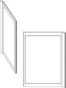 MOD 14 Half Height Shower Doors - Adaptation Supplies