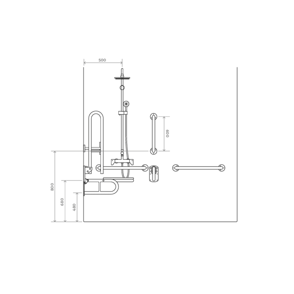 i.Care for ASL Exposed Doc M Shower Pack