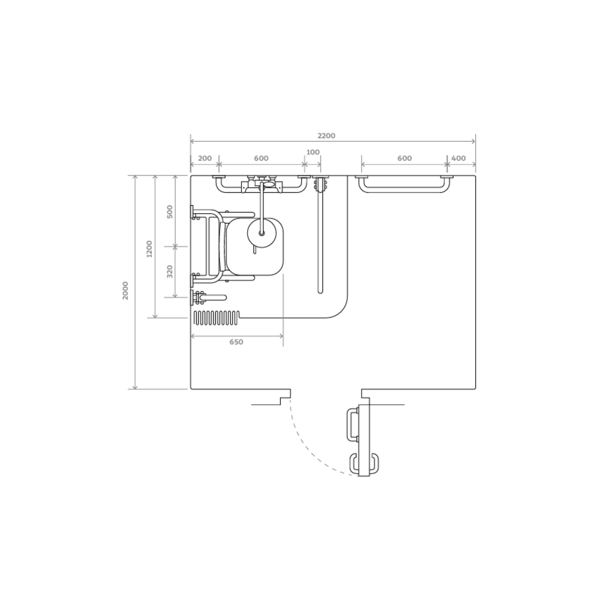 i.Care for ASL Exposed Doc M Shower Pack
