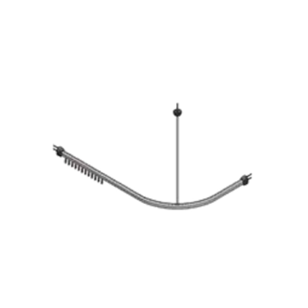 Metal bracket on a white background
