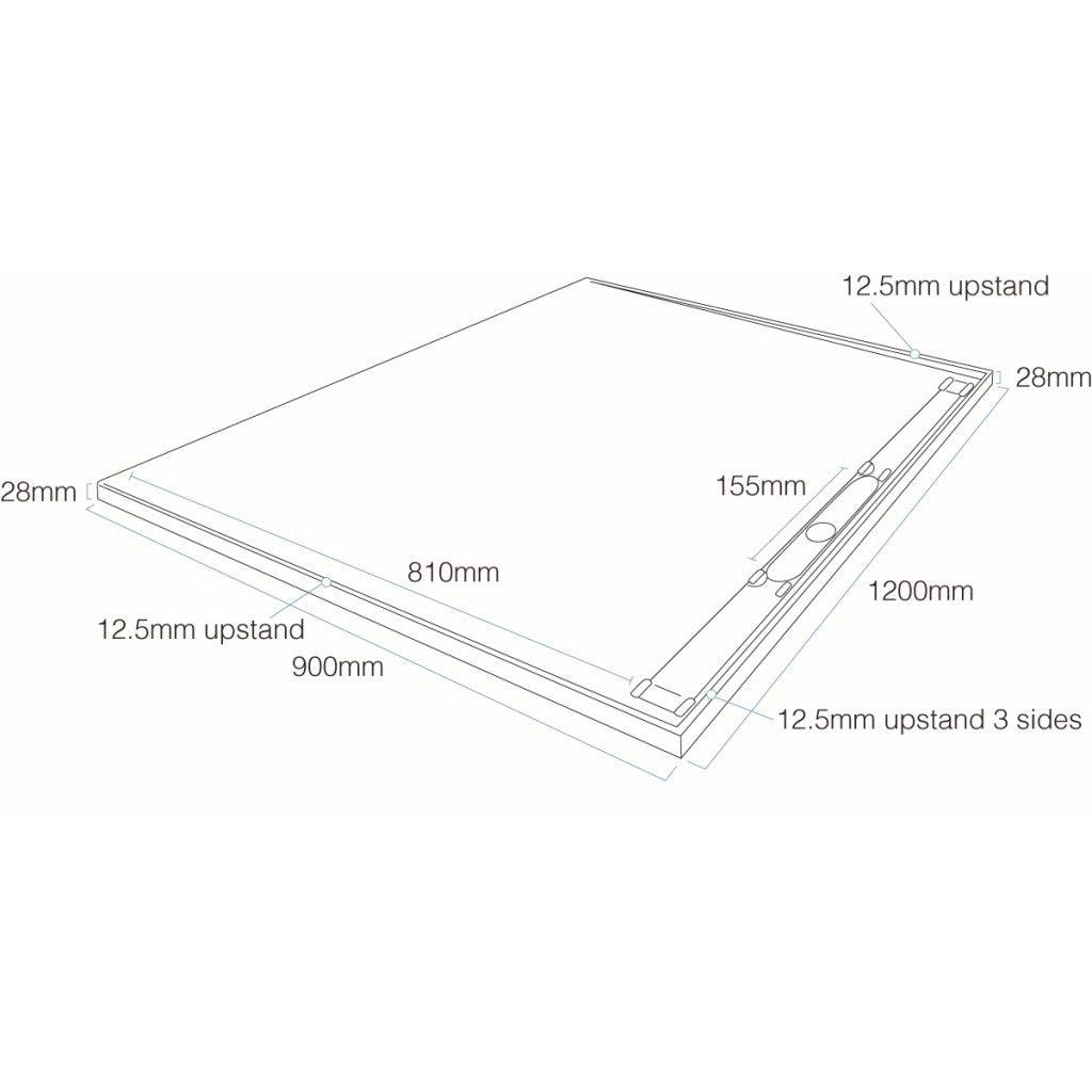 Ultimate Wetroom Floor Former Tray + Sliding Waste System