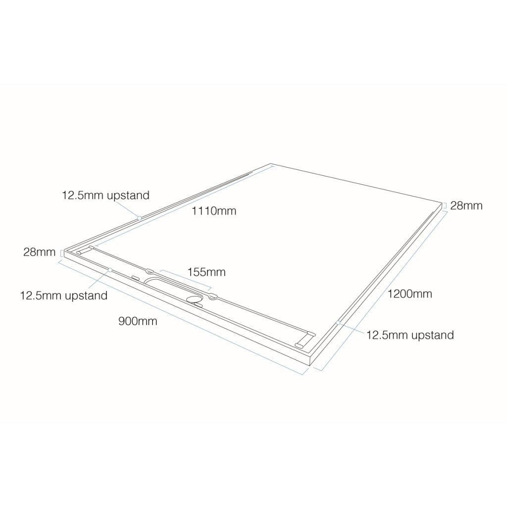 Ultimate Wetroom Floor Former Tray + Sliding Waste System