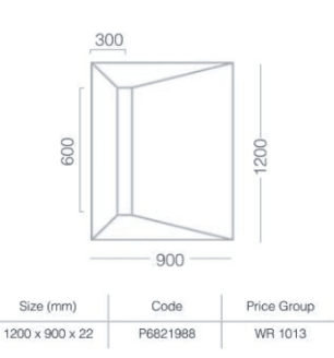 Linear Wetroom Dec 22mm Tile or Vinyl Level Access Former