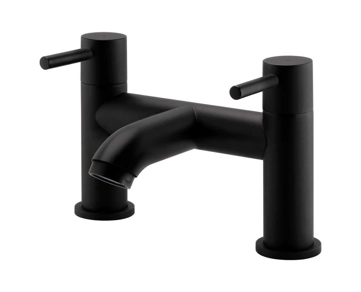 Kartell Nero Round Bath Filler - Adaptation Supplies
