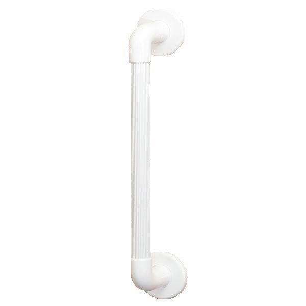 AKW Plastic Fluted White Grab Rail - Adaptation Supplies