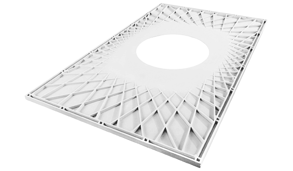 Impey Aqua-Dec EasyFit Wetroom Floor Former Including Horzontal Tiled Waste - Adaptation Supplies