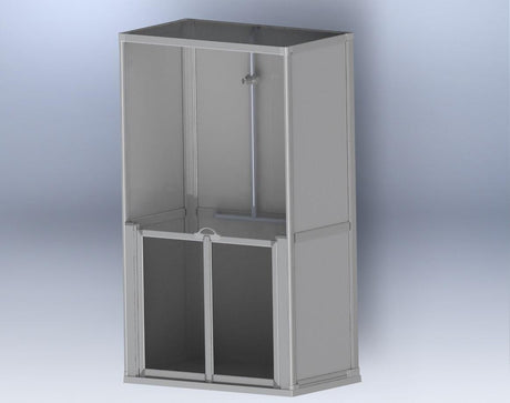 AKW Standalone Shower Cubicle Option M - Adaptation Supplies