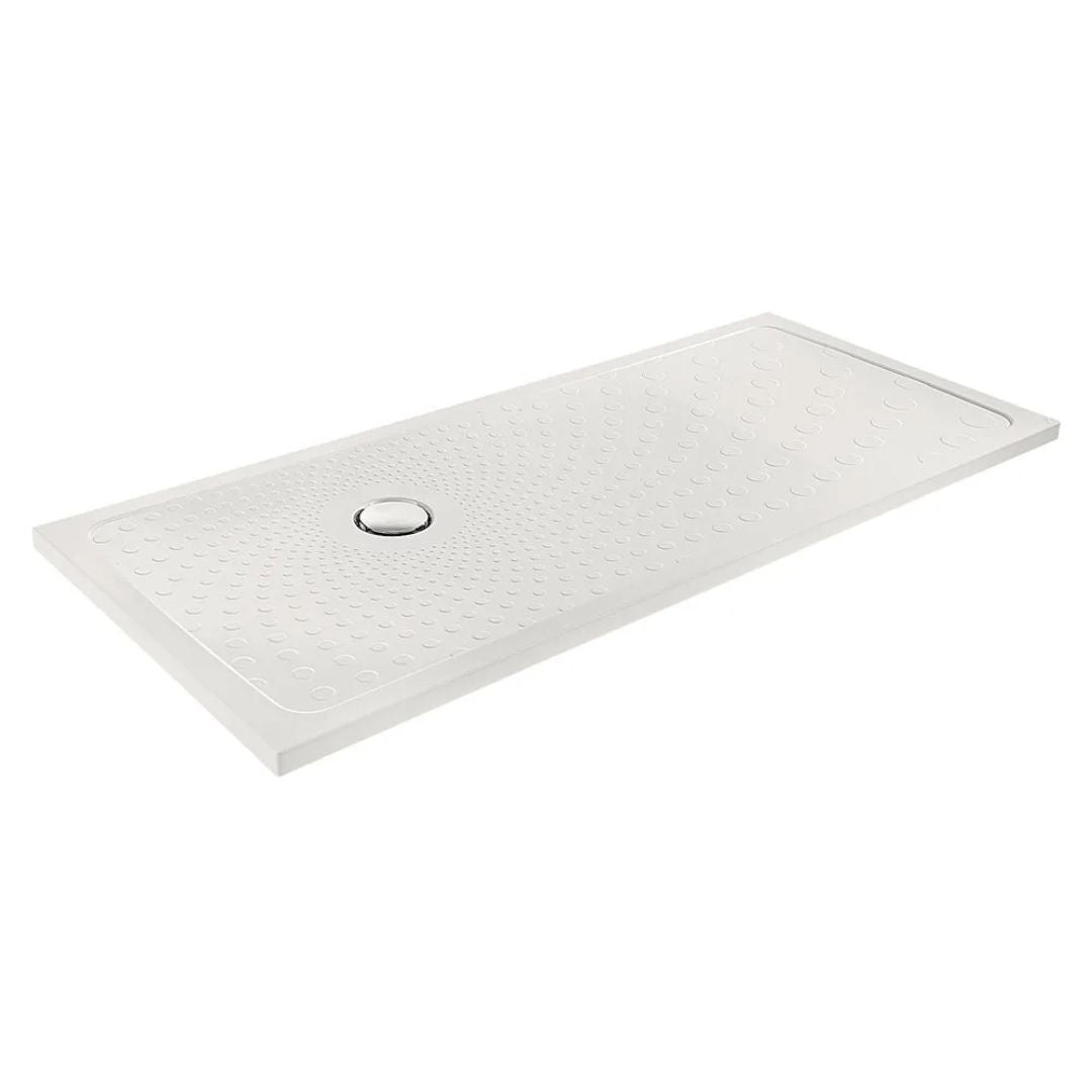 White Impey slimline shower tray device on a white background