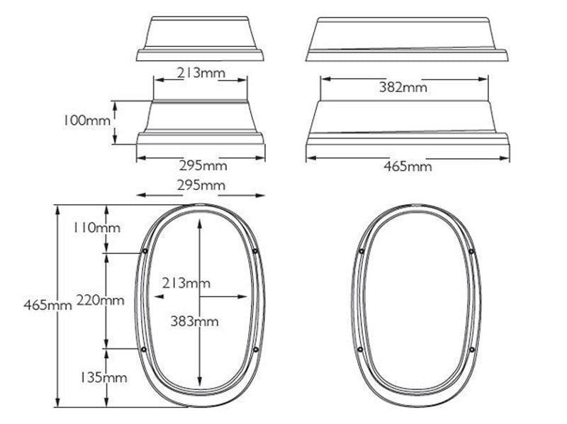 IP100 Impey Toilet Plinth 100mm - Adaptation Supplies