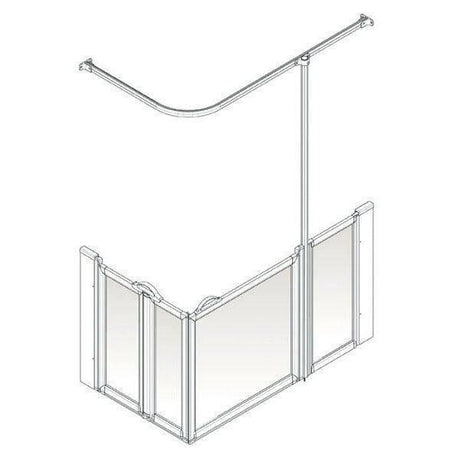 AKW Shower Screens Option B - Adaptation Supplies Ltd