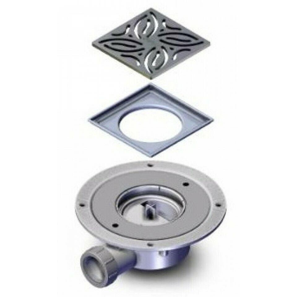 AKW Low Height Dry Waste with TF Tiled Floor Adaptor - Adaptation Supplies