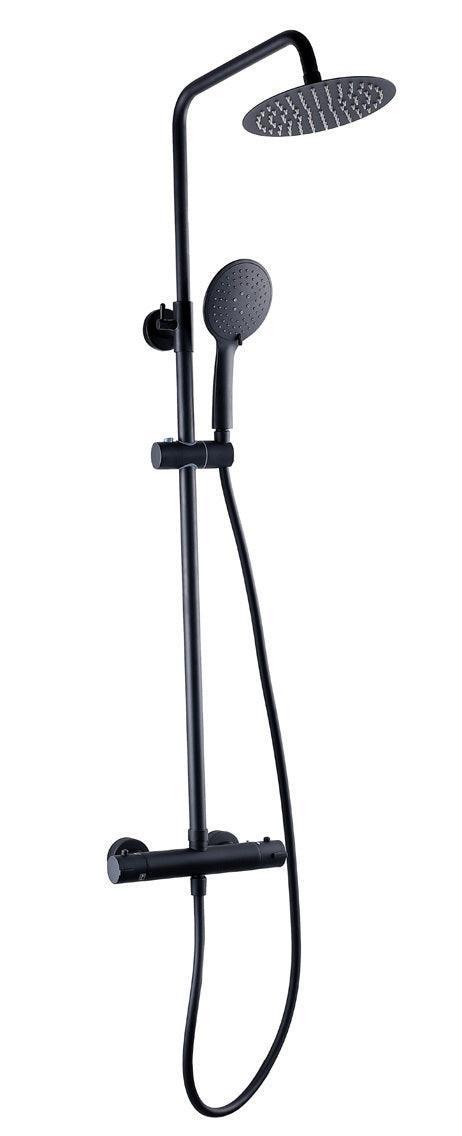 Round Thermostatic Exposed Bar Shower - Adaptation Supplies