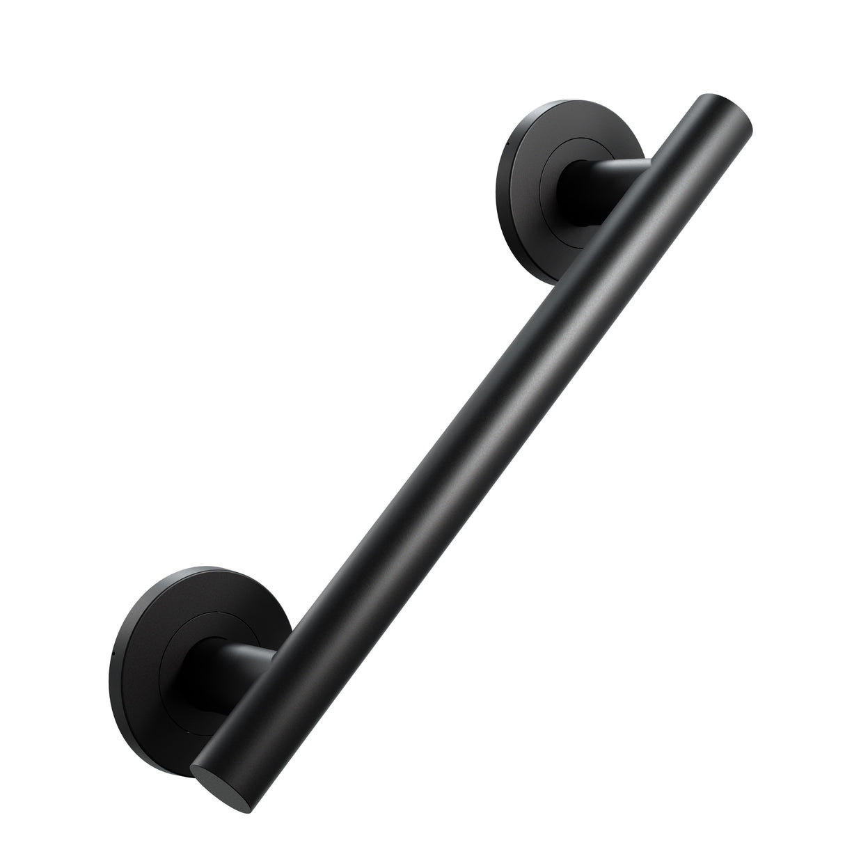 AKW Straight Matt Black Stainless Steel Grab Rail