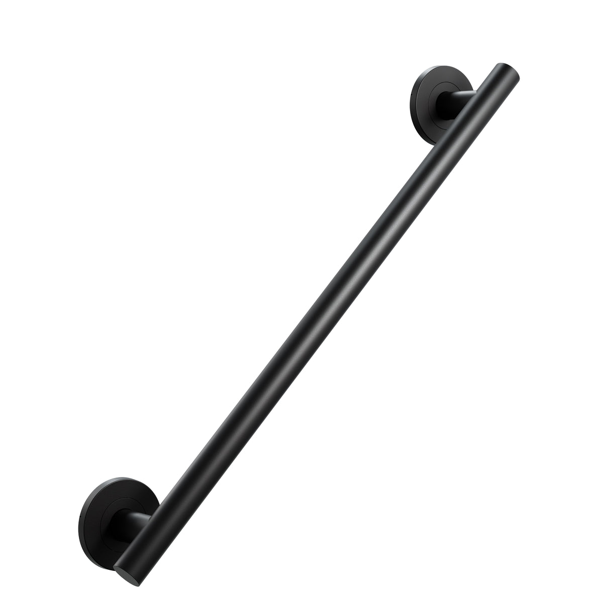 AKW Straight Matt Black Stainless Steel Grab Rail