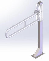 AKW Free Standing Pillar for Fold Up Rail - Adaptation Supplies