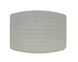 Gray cylindrical object on a white background