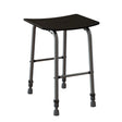 Black shower seat