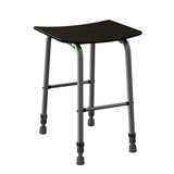 Black shower seat