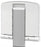 AKW Onyx Compact Fold-up Shower Seat White