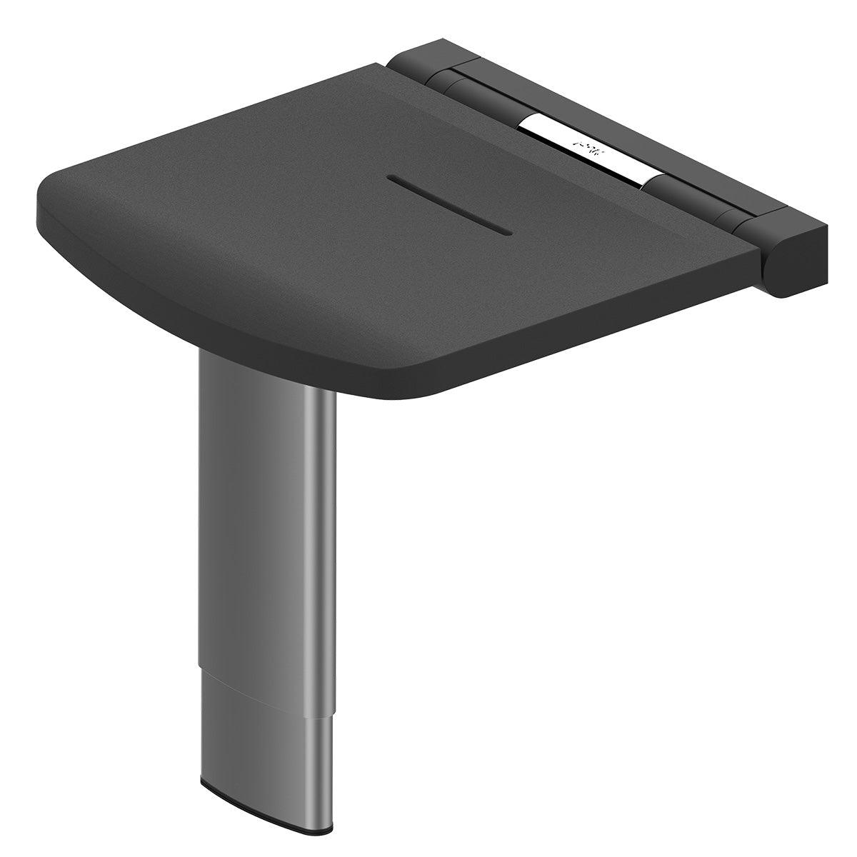 AKW Onyx Black Seat with Adjustable Leg - Adaptation Supplies