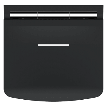 AKW Onyx Black Seat with Adjustable Leg - Adaptation Supplies