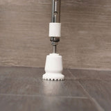 AKW Fold Up Wooden Slatted Shower Seat With Support Legs