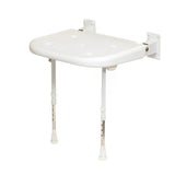 white seat on white background