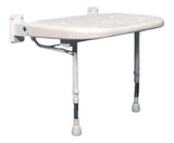 white seat on white background