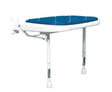 Blue seat on white background