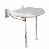 grey shower seat