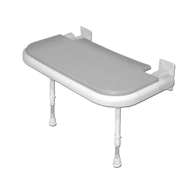 grey shower seat