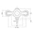 Triton Elina Exposed Mixer Valve - Grabrail Kit