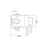 Triton Elina Exposed Mixer Valve - Grabrail Kit