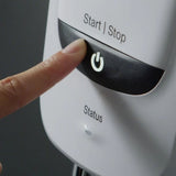 Close up of start / stop button