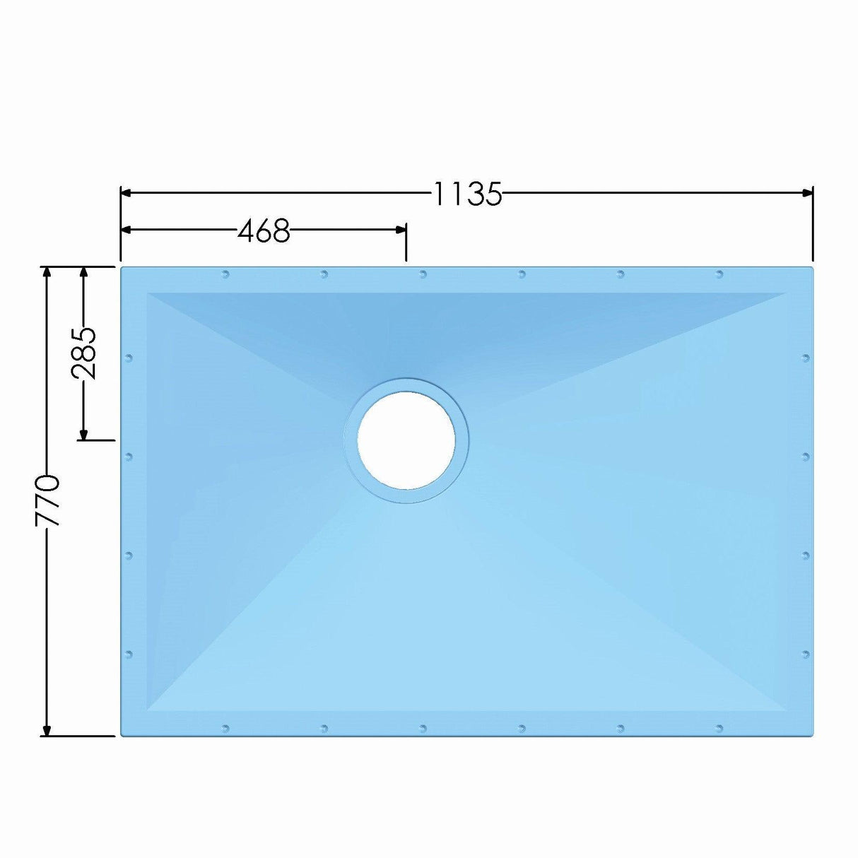 AKW Tuff Form Wetroom Former with TF75 Stainless Steel Tiled Waste - Adaptation Supplies