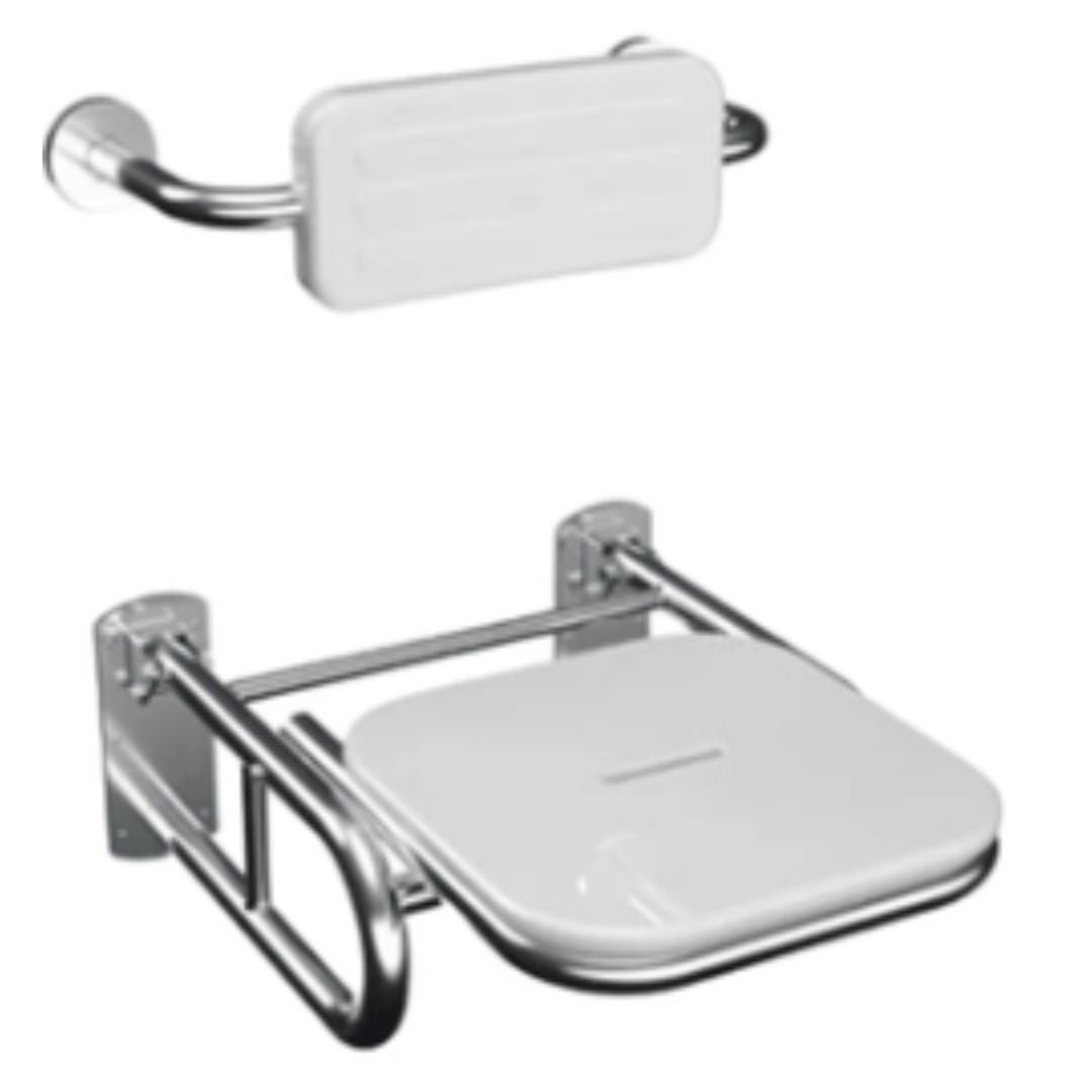 i.Care for ASL Stainless Steel Shower Chair with Backrest