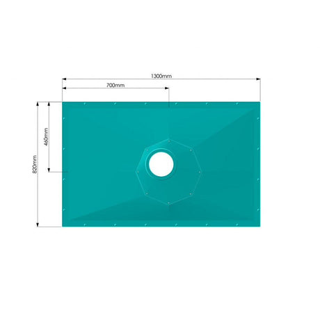 AKW Tuff Form8 Wetroom Floor Former with TF75 Gravity Waste - Adaptation Supplies