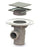 AKW Stainless Steel SFWA Waste with GW50 & Dot Grate