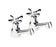 AKW Cross Head Basin Taps (Pair)