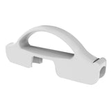 White latch on a white background
