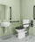 AKW Close Coupled Std Doc M Pack Fluted Mid Grey